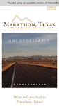 Mobile Screenshot of marathontexas.com